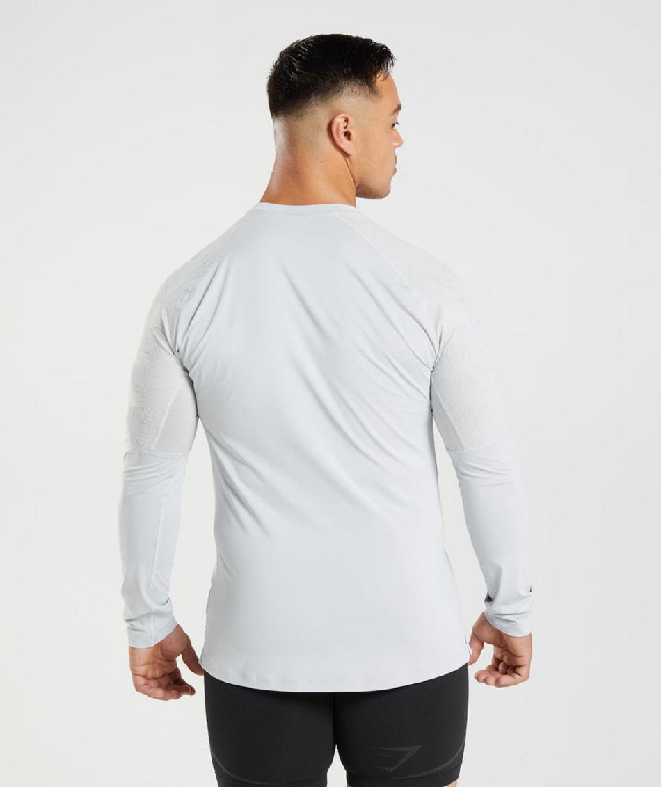 Long Sleeve Męskie Gymshark 315 Głęboka Szare | PL 3684DFM